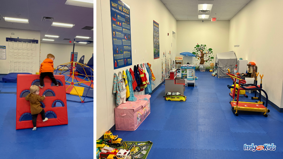 We Rock The Spectrum Playarea and climbing wall for littles
