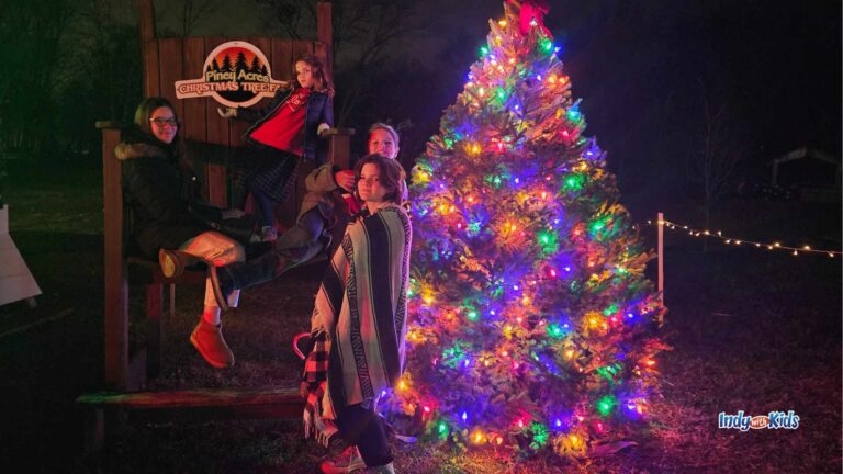 Glimmer Lights | Holiday Train Ride at Piney Acres Christmas Tree Farm